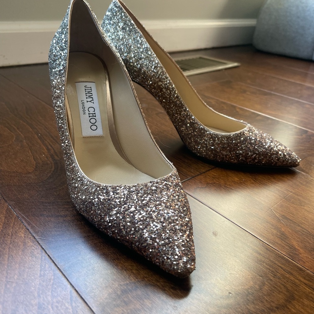Jimmy Choo Sequin Gradient Pumps